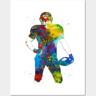American Football Player Posters and Art